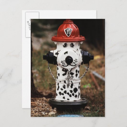 Carte Postale Close-up of Fire Hydrant (Devant / Derrière)