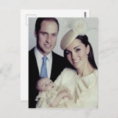Carte Postale Closeup de baptême de Prince George oct 2013 (Devant / Derrière)