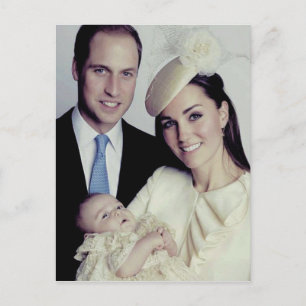 Carte Postale Closeup de baptême de Prince George oct 2013