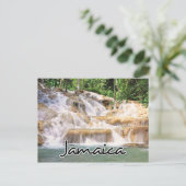 Carte Postale Closeup de Jamaica Dunn's River Falls (Debout devant)