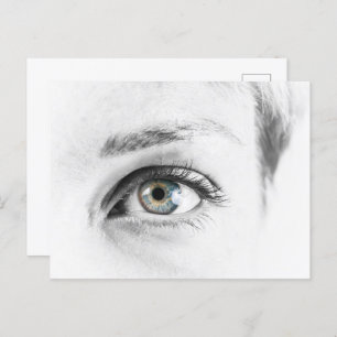 Carte Postale Closeuse oculaire humain
