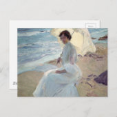 Carte Postale Clotilde sur la plage - Joaquín Sorolla (Devant / Derrière)
