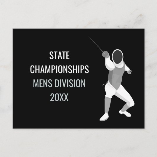 Carte Postale Clôture (Devant)