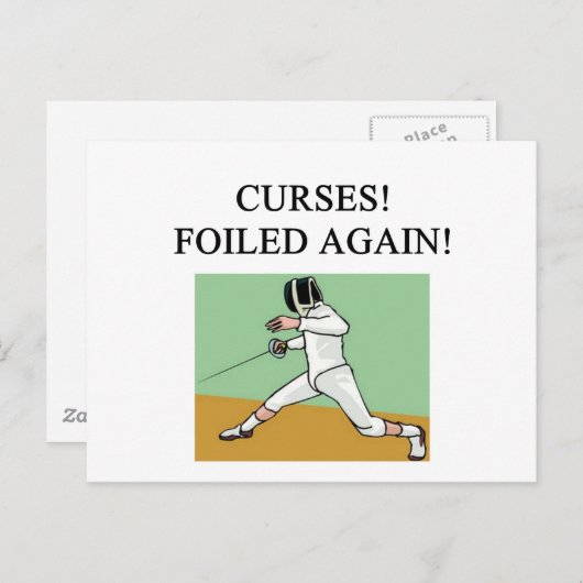 Carte Postale clôture (Devant / Derrière)