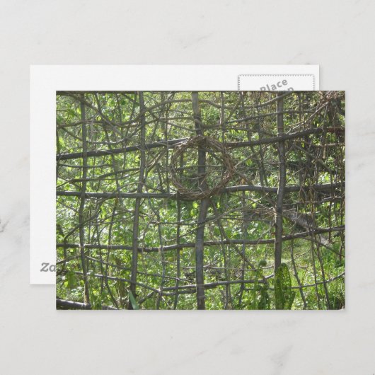 Carte Postale Clôture (Devant / Derrière)