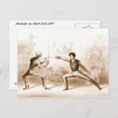 Carte postale Clôture avec mort (Devant / Derrière)