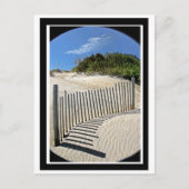 Carte Postale clôture de sable (Devant)