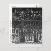 Carte Postale Clôture en fer forgé de Cornstalk (Devant / Derrière)