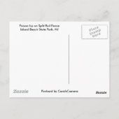 Carte Postale Clôture et poison Ivy IBSP NJ Éléments de coordina (Dos)