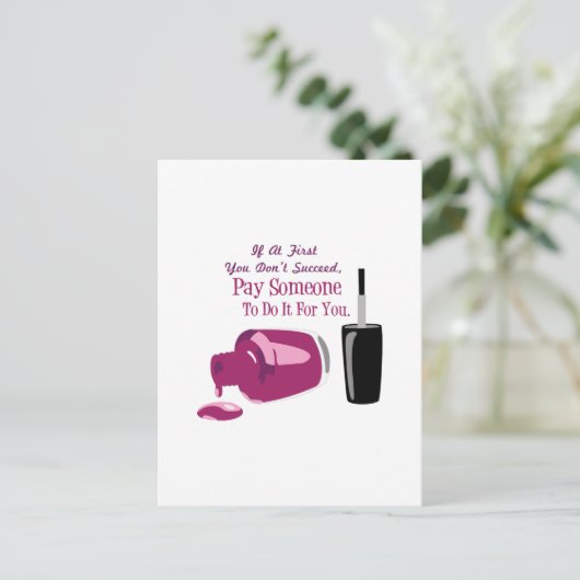 Carte Postale Clou déversé polonais (Debout devant)