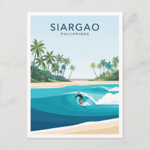 Carte Postale Cloud 9, Siargao General Luna Philippines Souvenir
