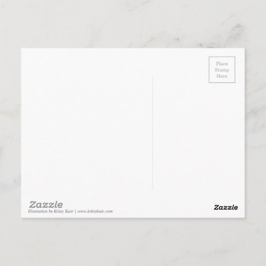 Carte Postale Cloud arc-en-ciel mignon et excité avec étincelles (Dos)