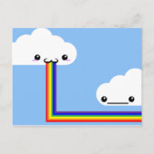 Carte Postale Cloud Puking Rainbow Card (Devant)
