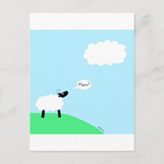 Carte Postale Cloud Sheep (Devant)