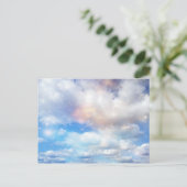 Carte Postale Clouds ailes d'or et d'argent (Debout devant)