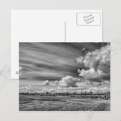 Carte Postale Clouds de rattrapage (B&W) (Devant / Derrière)