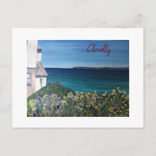 Carte Postale Clovelly Devon (Devant)
