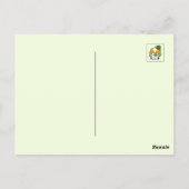 Carte Postale Clover Pup Love - St. Patrick's Day Chien Design (Dos)