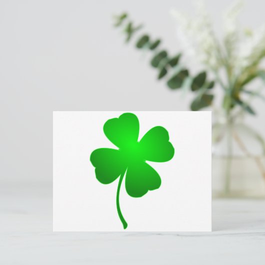 Carte Postale Clover vert (Debout devant)