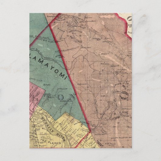 Carte Postale Cloverdale, Washington, Mendocino (Devant)