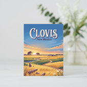 Carte Postale Clovis, Nouveau-Mexique (Debout devant)