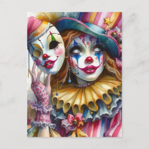 Carte Postale Clown