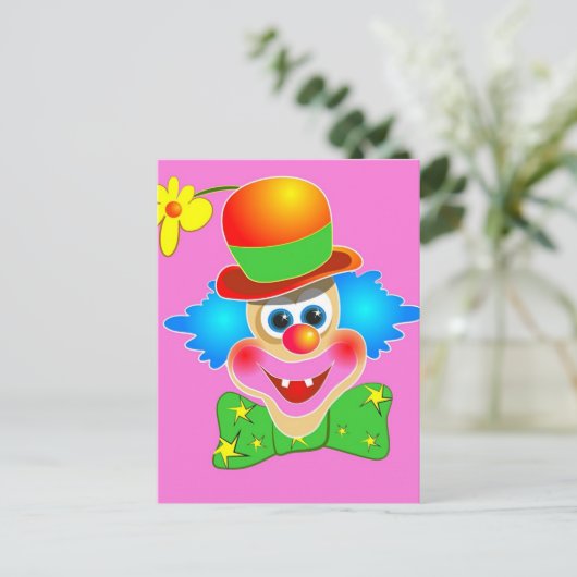 Carte Postale Clown (Debout devant)
