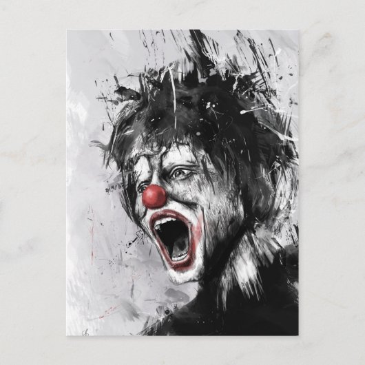 Carte Postale clown (Devant)