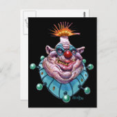 Carte Postale Clown (Devant / Derrière)