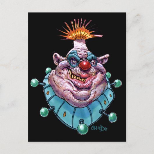 Carte Postale Clown (Devant)