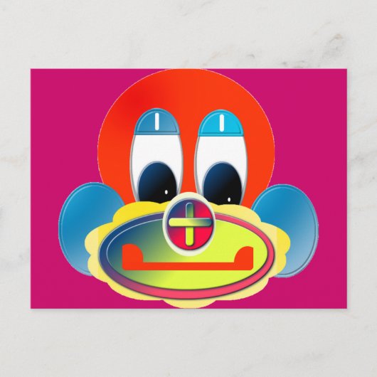 Carte Postale Clown (Devant)