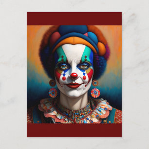 Carte Postale clown