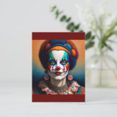 Carte Postale clown (Debout devant)
