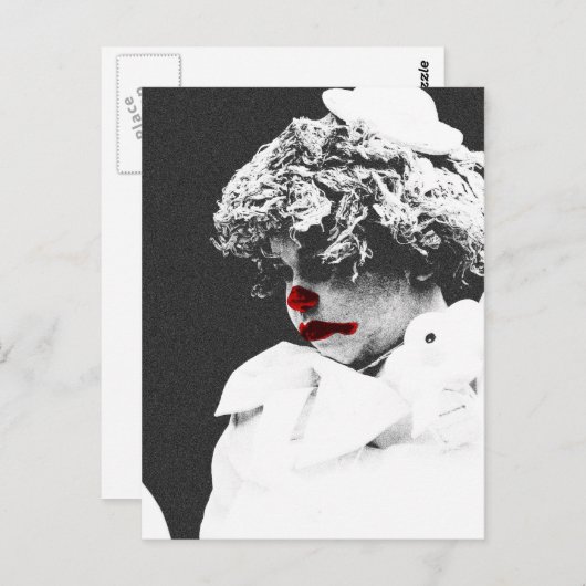 Carte Postale Clown 3 pccna (Devant / Derrière)