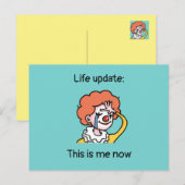 Carte postale Clown amusant - Les amis de la carte (Devant / Derrière)