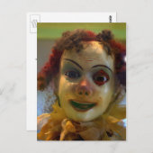 Carte Postale clown antique (Devant / Derrière)