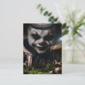 Carte Postale Clown au cirque abandonné (Debout devant)