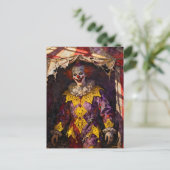 Carte Postale Clown au cirque abandonné (Debout devant)