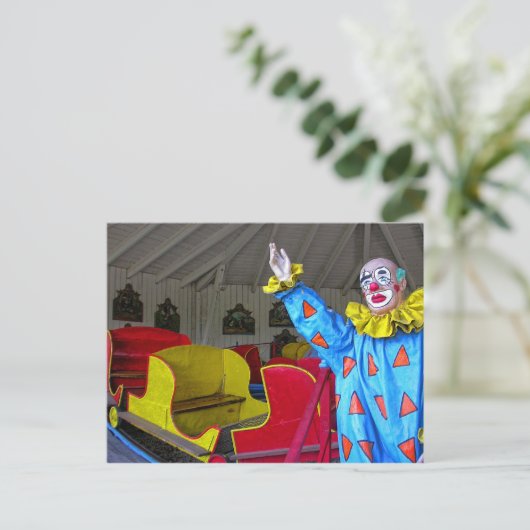 Carte Postale Clown coloré (Debout devant)