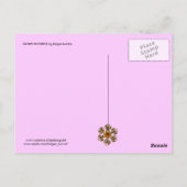 CARTE POSTALE CLOWN DANS PURPLE (Dos)