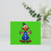 Carte Postale Clown de cirque (Debout devant)