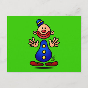 Carte Postale Clown de cirque