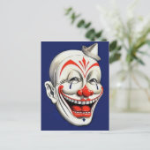 Carte Postale Clown Déplaisant vintage (Debout devant)