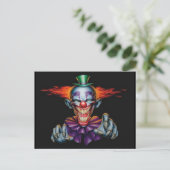 Carte Postale Clown diabolique (Debout devant)