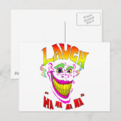 Carte Postale Clown Effrayant (Devant / Derrière)