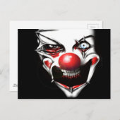 Carte Postale Clown malin (Devant / Derrière)