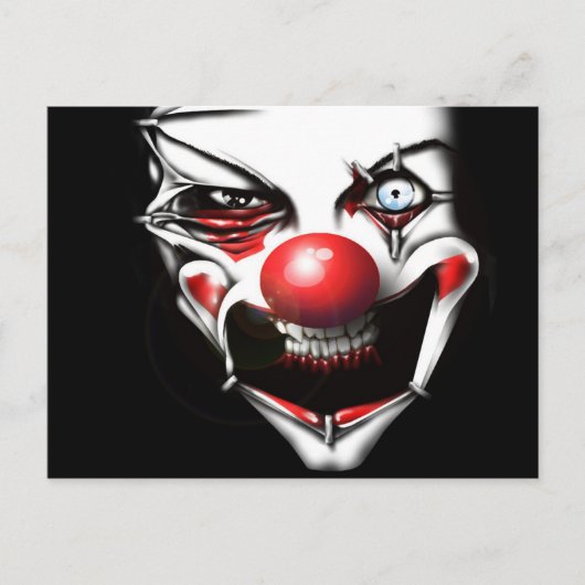 Carte Postale Clown malin (Devant)