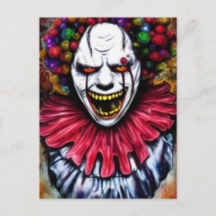 Carte Postale Clown malin