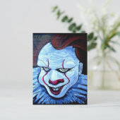 Carte Postale Clown:Malveillant (Debout devant)