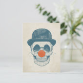 Carte Postale Clown mort (Debout devant)